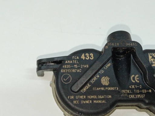 érzékelő SENSOR TPMS nyomás W OPONACH 68313387AC Dodge Durango III