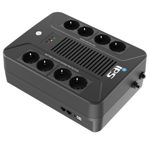 Настольный ибп с модифицированной синусоидальной волной, 230 в переменного тока, 600 ва/360 вт, с 1 батареей 12 в/7 ач