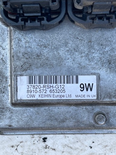 COMPUTER CENTRALINA 37820-RSH-G12 HONDA CIVIC 1.4