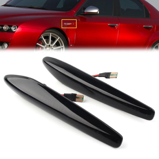 A305D - Светодиодные динамические мигалки Alfa Romeo 159 Spider Brera