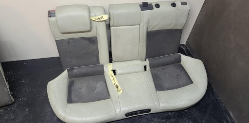 hinten Sitz heck SAAB 93 9-3 II BIALO schwarze Halbleder KOMBI