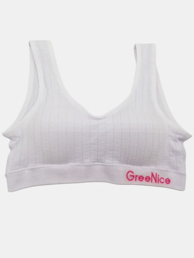 Бюстгальтер м'який SZACHOWNICA 128 білий