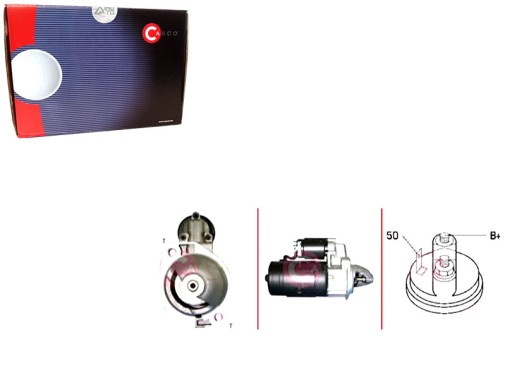CASCST10223AS(iMOTO) - Стартер 12v 2.2kw каско + водійський комплект v37 на бардачок - інструкція зіткнення, карта контролю