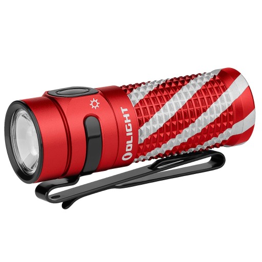 Ліхтарик акумуляторний EDC Olight Baton 4 Limited Edition White Red 1300 лм