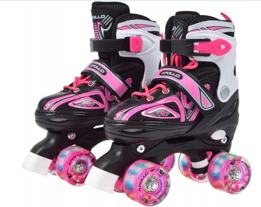 Роликові ковзани Apollo Super Quad X Pro Multicolored, розміри 39-42