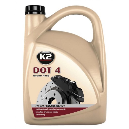 K2 DOT-4 DOT 4 тормозная жидкость 5л