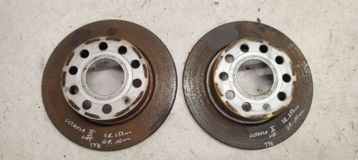 disc brake rear part rear Skoda Octavia II LIFT 1,9 TDI