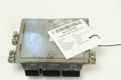 computer Motore ECU 9T1112A650ED FORD TOURNEO CONNECT