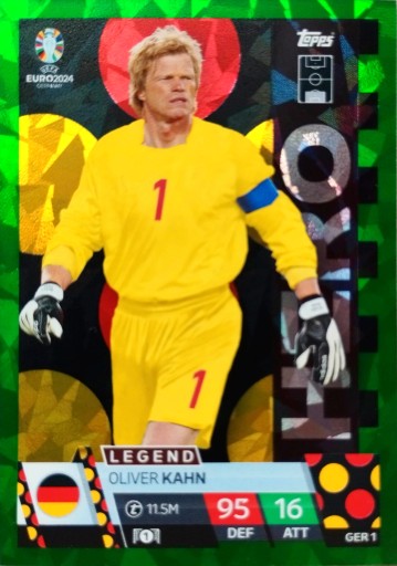 EURO 2024 TOPPS MATCH ATTAX EMERALD HERO GER 1 ОЛІВЕР КАН
