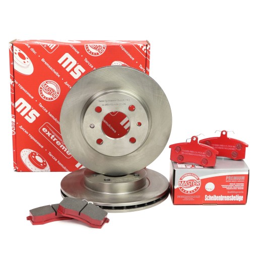 Диски колодки передние LADA 2110, 2111, 2112