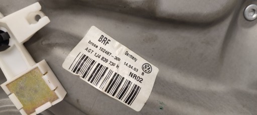 window regulator right rear part mechanism VW Golf IV 1,6 FSI