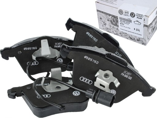 4E0698151M - Гальмівні колодки передні AUDI A8 D3-оригінальні