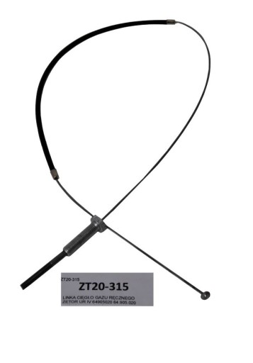 ZT20-315 - ТРОС ТЯГА РУЧНОЙ ГАЗ ZETOR UR IV 64905020