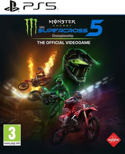 Monster Energy Supercross 5 The Official Videogame PS5