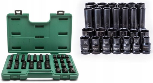 SATA 26 ТОНКОСТЕННЫЕ УДАРНЫЕ ГОЛОВКИ 1/2 ST34399T