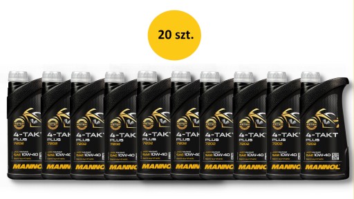 MANNOL ENGINE OIL 4T PLUS 10W40 1л (API SL, JASO MA/MA2) ПОЛУСИНТЕТИЧЕСКОЕ