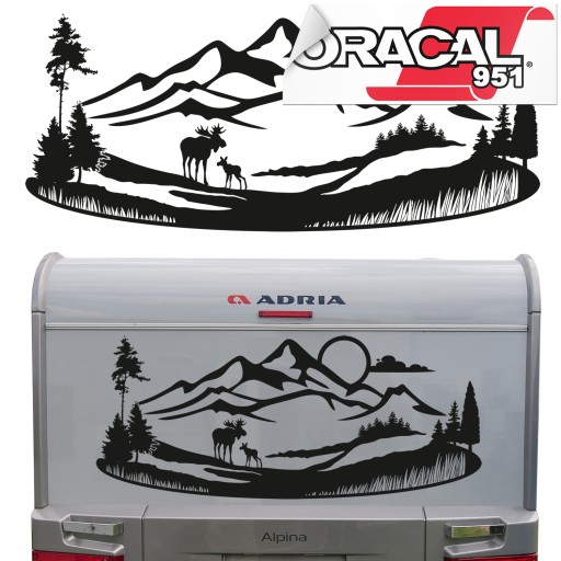 Наклейки для каравану кемпінгу 103X44 см