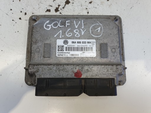 5WP40779 - Vw golf vi 1.6 8v компьютер контроллера двигателя 06a906033mh 5wp4077901