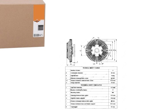 NRF49559/RS6 - NRF ВІСКОЗНА МУФТА ДЛЯ ФУРГОНІВ NRF