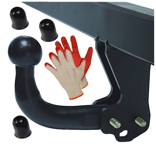 БУКСИРУЮЧИЙ ГАК + КОЛПАКИ для VOLKSWAGEN VW PASSAT B6 3C COMBI SEDAN 2005+ 4x4