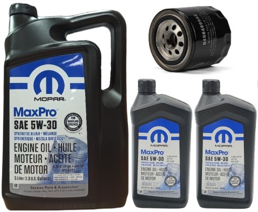 MOPAR 5W30 7L+ФІЛЬТР 4884899AC DODGE RAM- JEEP