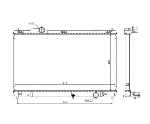 16400-31390 - РАДІАТОР LEXUS GS300/350/430/450h/460 06-