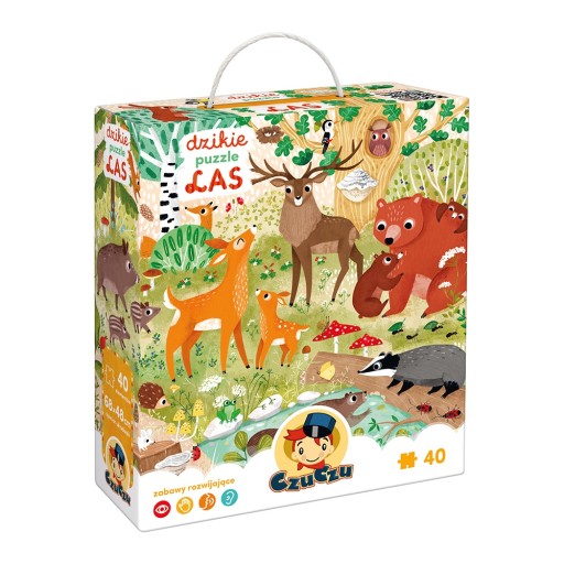 CzuCzu Дикі пазли ЛІС 3+