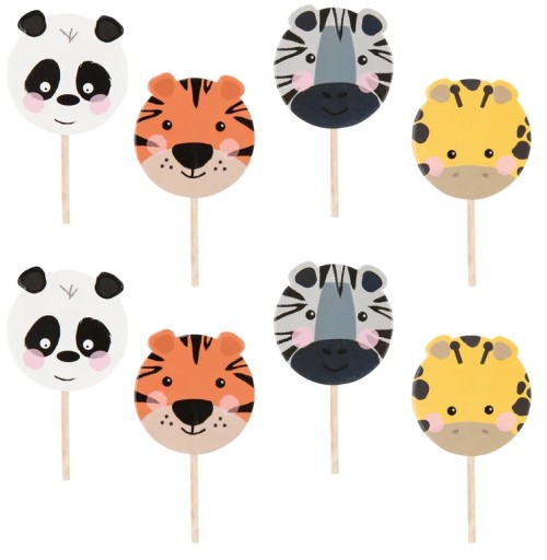 ТОППЕРИ ПАЙКЕРС ДИКИЕ ТВАРИНИ ДЕНЬ НАРОДЖЕННЯ 8 ШТ