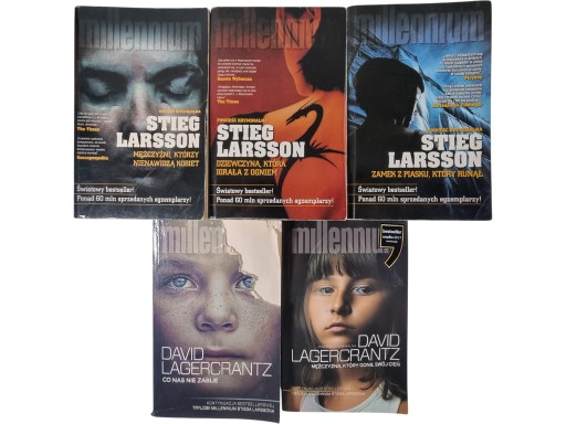 Zdjęcie egzemplarza: Saga Millennium 1-5 / Larsson / Lagercrantz