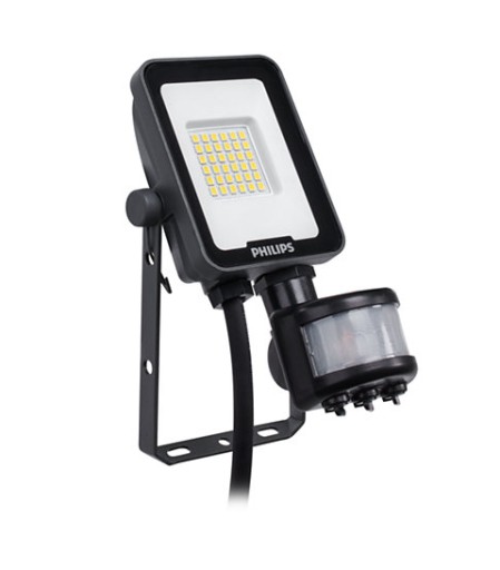 PHILIPS светодиодный прожектор 10W 4000K датчик движения