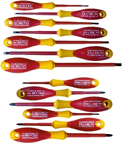 VDE 1000V изолированные отвертки для электрика 13 шт.