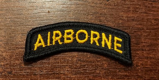 Нашивка - надпис AIRBORNE - Без липучок