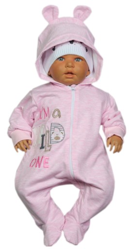 Szkrabowe.pl Рожевий комбінезон 62