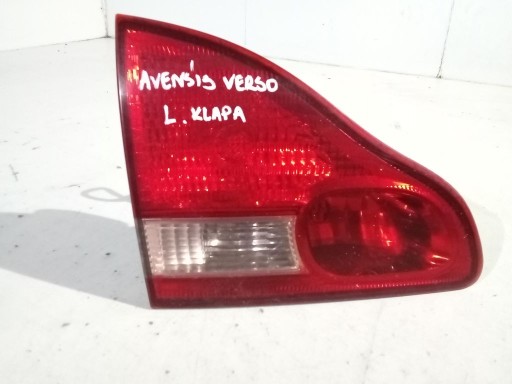Toyota Avensis Verso light left rear part to the bonnet