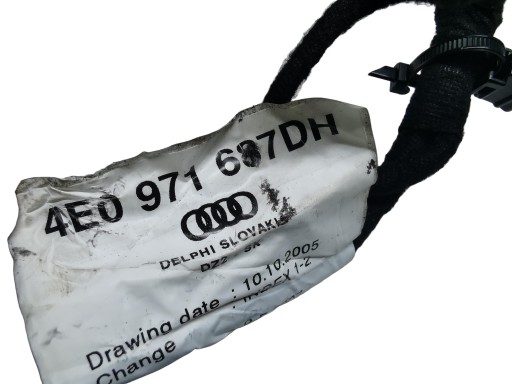 Câblage Câblage Portière Gauche Arrière AUDI A8 D3 4E0971687DH