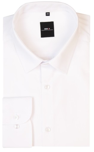 Biała koszula długi rękaw MMER 001 188-194 52-REG
