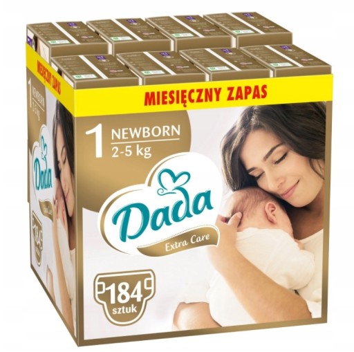 Підгузки Dada Extra Care розмір 1 2-5 кг 26 шт.