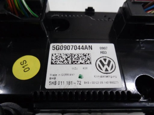 VW GOLF VII PASSAT B8 UNITE COMMANDE CLIMA