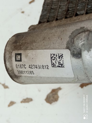 OPEL ASTRA K radiator KLIMY of the air conditioning 39011385