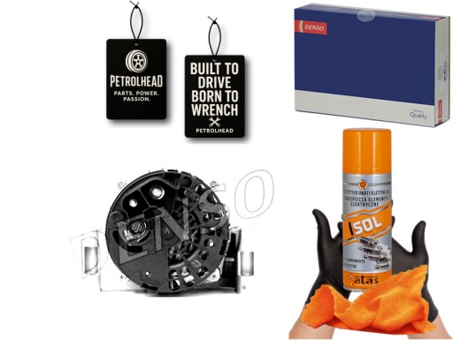 DENDAN1001#ECS-PCP+K - Генератор (14v 105a) alfa romeo mito citroen nemo #petrolhead pro+ kit4