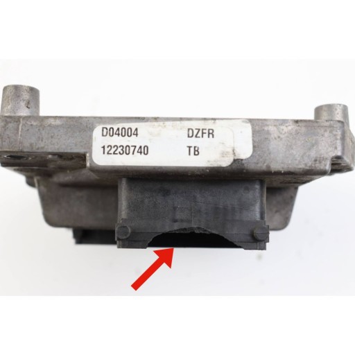 OPEL ASTRA H III Computer Bedienteil DES MOTORS ECU 1.6 12230740 DZFR
