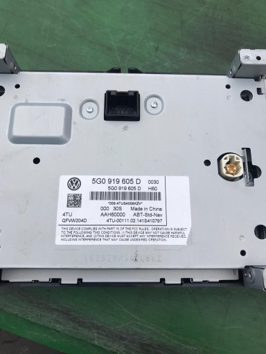 navigation KOMPLET VW GOLF 7 5G0035846A 5G0919605D