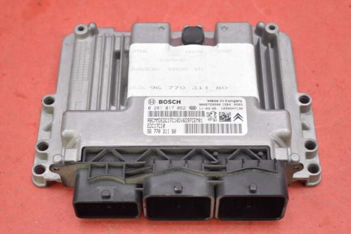 Bedienteil DES MOTORS 9677031180 0281017862 CITROEN C4 2 II B7 1.6 HDI 90 KM