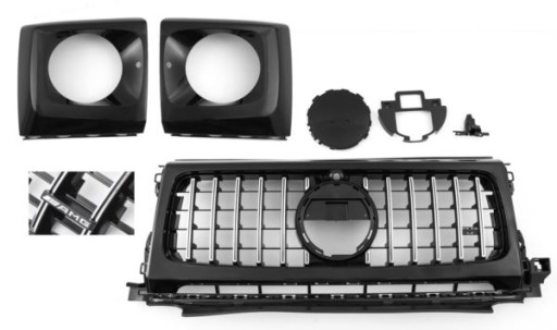 Гриль Mercedes W463 G AB 18-PANAMERICANA AMG OPTI