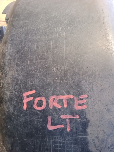 KIA FORT mudguard left right rear part 2009-13R
