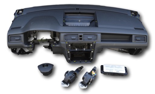 VOLKSWAGEN CADDY 2K ДОСКА КОНСОЛЬ ПОДУШКА БЕЗОПАСНОСТИ