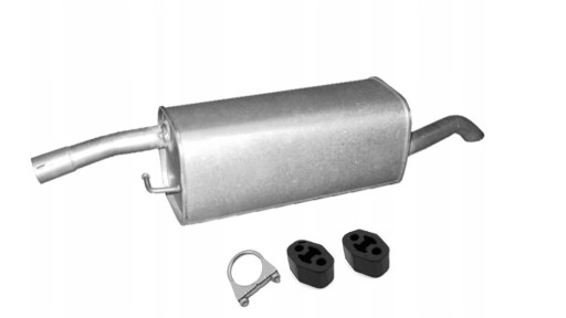 08.668 - Глушник Ford Fusion 1,2 + 1,4 + хомут + Вішалки