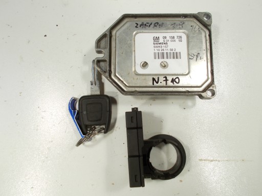 computer satz DO ODPALENIA IMMO ASTRA II ZAFIRA 1.8 16V 09158726 5WK9157