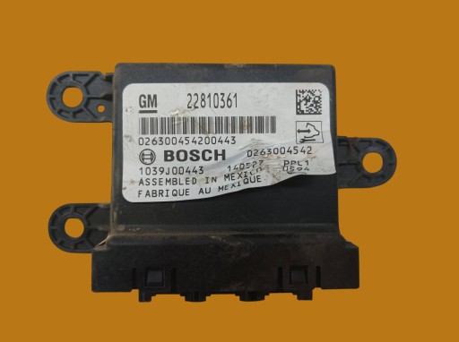 module PDC of the parking 22810361 0263004542 Opel Zafira III (2011- )