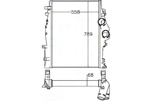 8ML 376 - BEHR HELLA ИНТЕРКУЛЕР ВОЗДУХООХЛАДИТЕЛЬ НАДАРЕННОГО ВОЗДУХА